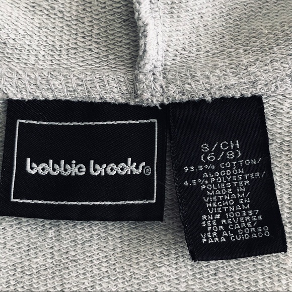 Bobby Brooks Gray/Pink Hoodie w/ Front Zipper - Picture 3 of 6